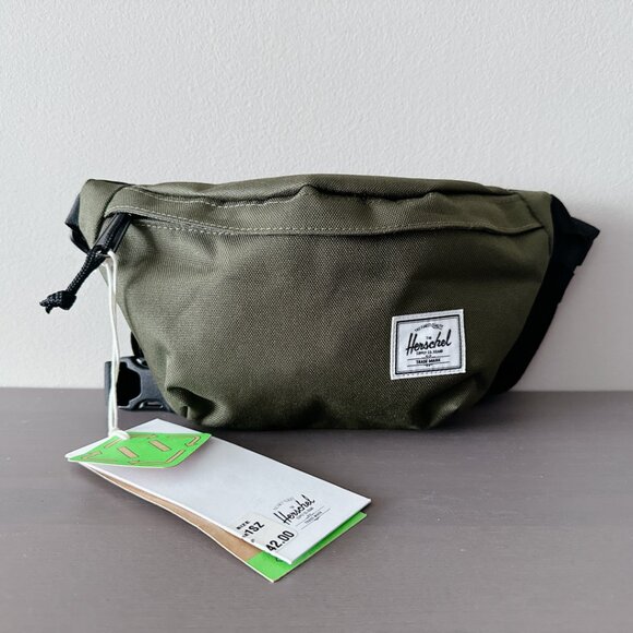Herschel Classic Hip Pack - 1L New with tags! Ivy green bum bag crossbody - Picture 4 of 13